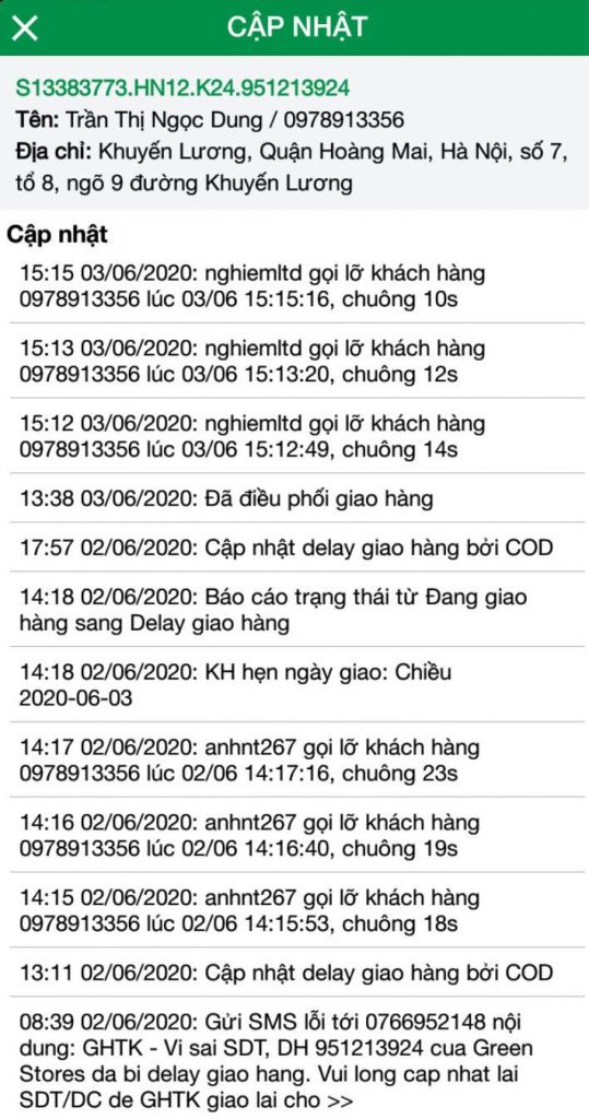 Trần Thị Ngọc Dung - 0978913356 bom hàng