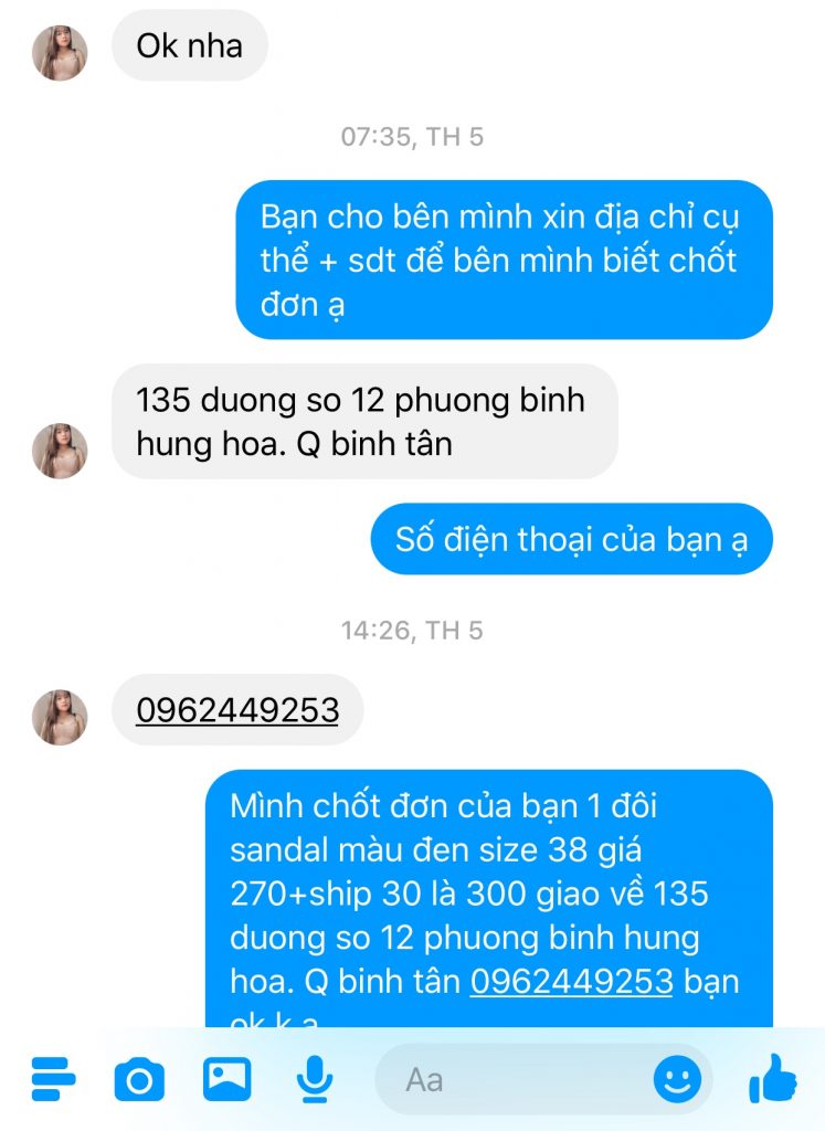 Thao Nguyen - 0962449253 bom hàng