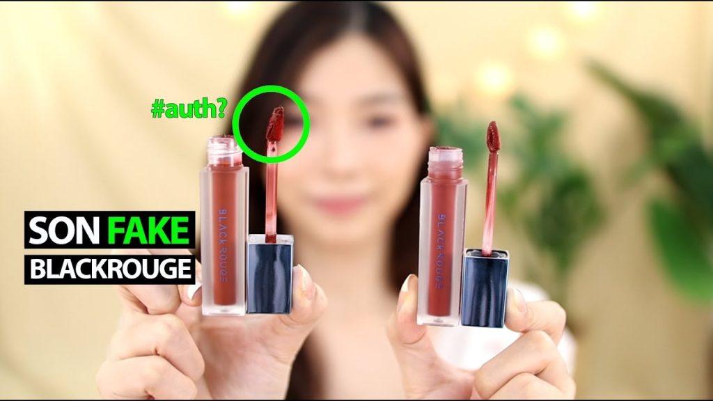 Phân biệt son Black Rouge qua thiết kế vỏ son